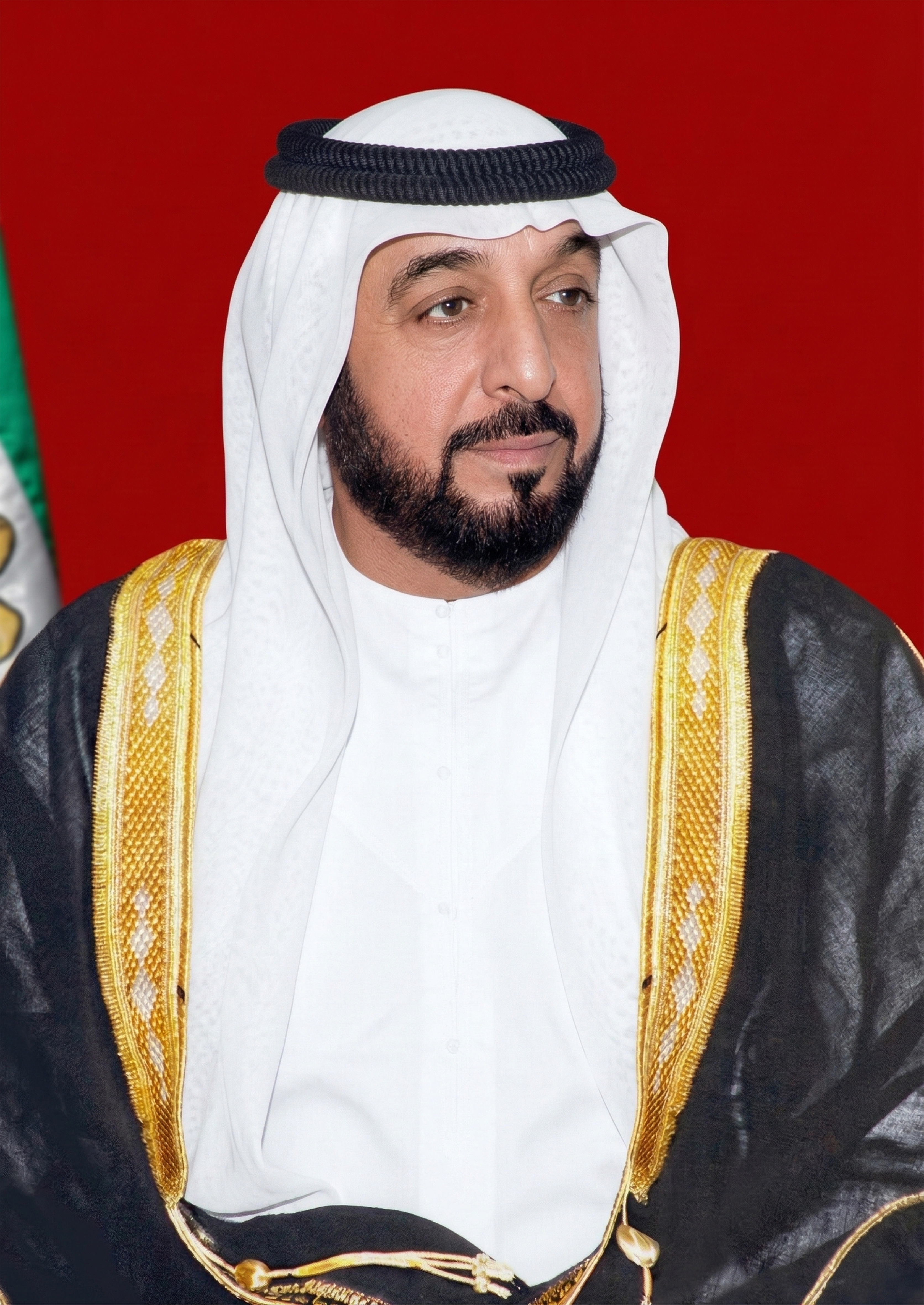 Sheikh Khalifa Bin Zayed Al Nahyan metal poster artwork